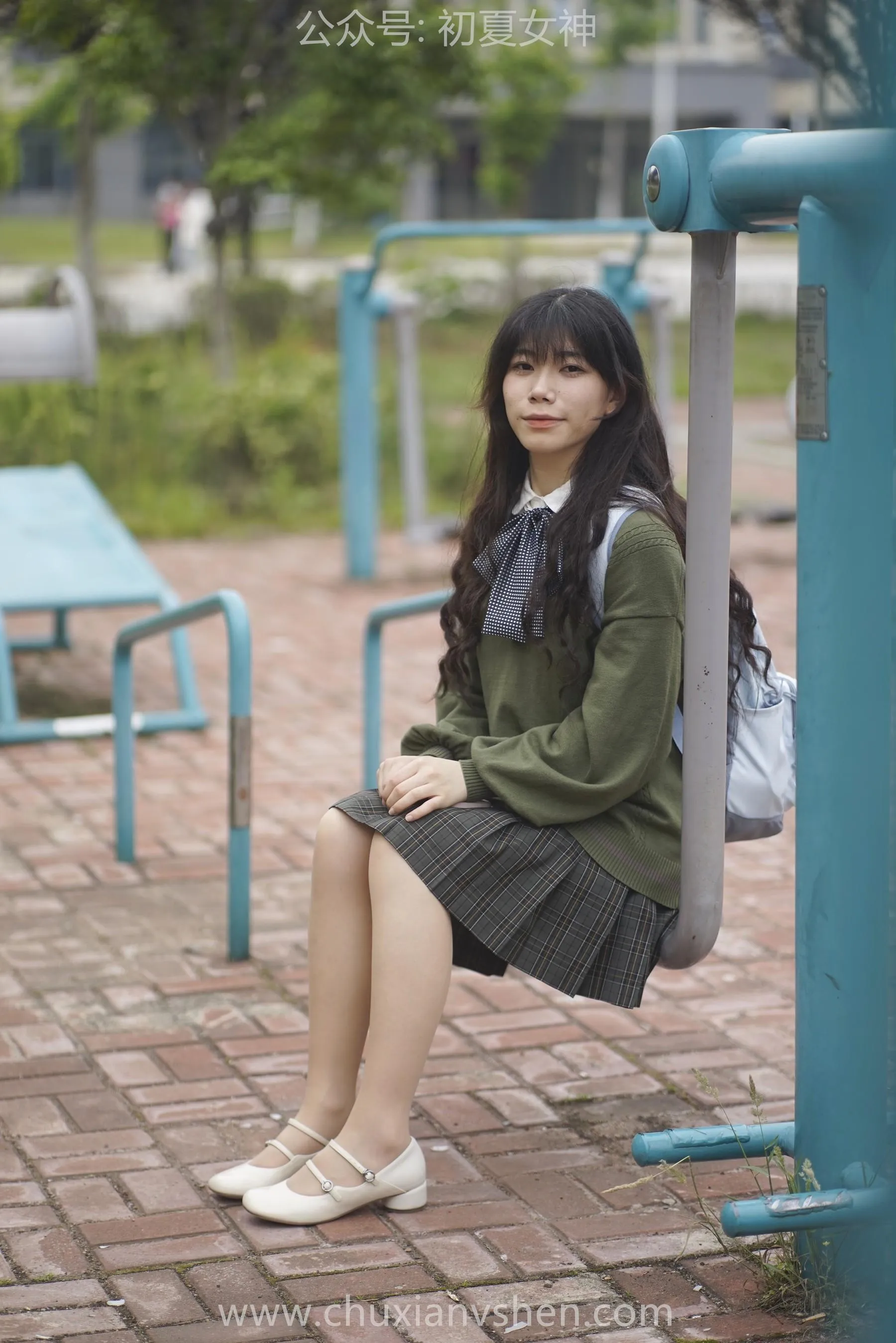 初夏女神 NO.064 欢欢 新晋学妹-学妹的一天 [164P]插图9